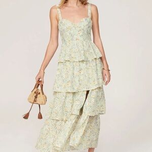 ASTR the Label Midsommer Floral Tiered Maxi Dress